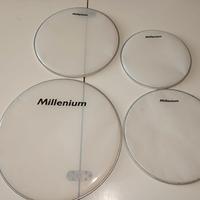 Pelli batteria acustica Millenium