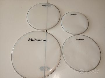 Pelli batteria acustica Millenium
