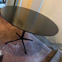 tavolo rotondo in teak e 4 sedie originali anni 60