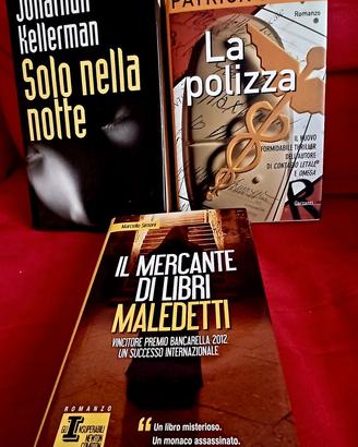 3   LIBRI    GENERE    THRILLER  MISTERY