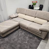 Divano letto tre posti con isola letto