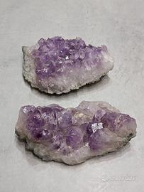 Coppia di due druse di Ametista