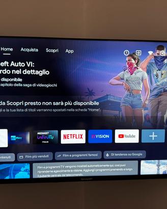 Smart Tv Sharp android 40”