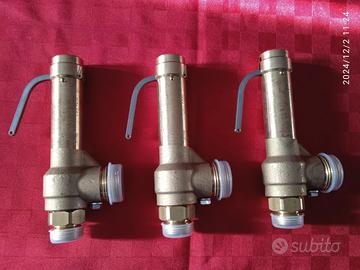 N. 03 VALVOLE DI SICUREZZA 40 BAR NUOVE
