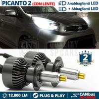 Kit LED H7 per Fari KIA PICANTO 2 con Lente 12000L