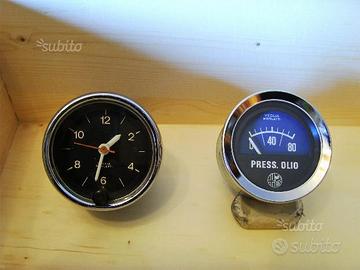 VEGLIA BORLETTI, orologio fiat 124 e manometro AR