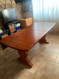 Tavolo da cucina allungabile in legno massello