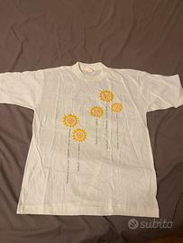 Elizabeth Arden Sun flowers t shirt vintage