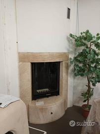 Cornice in marmo camino panca