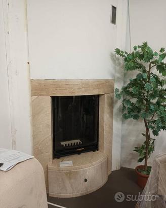 Cornice in marmo camino panca