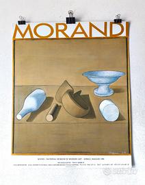 Manifesto Mostra GIORGIO MORANDI 1990Autore: Giorg