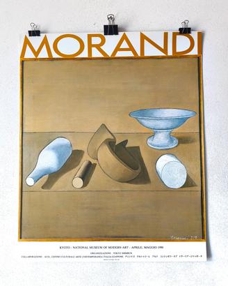 Manifesto Mostra GIORGIO MORANDI 1990Autore: Giorg