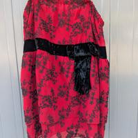 vestito Moherhood,  rosso/nero 