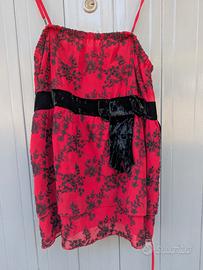 vestito Moherhood,  rosso/nero 