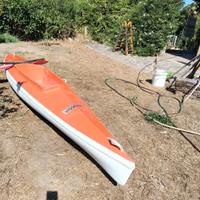 canoa in vetroresina