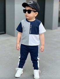 Set bambini maglietta + pantaloni, taglia 1-5 anni