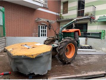 Falciatrice rotante per motocoltivatore