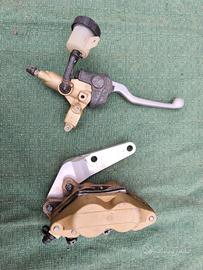 pompa e pinza freno serie oro ideale per motard
