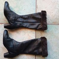 stivali neri in pelle Camper n. 38