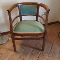 Sedia/poltroncina a pozzetto, primi del '900