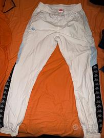Pantaloni tuta kappa vintage nylon bianchi