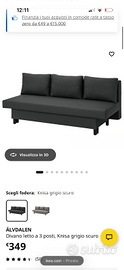 2 divani letto ikea