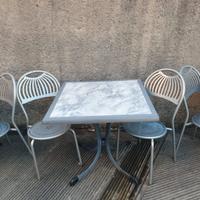 TAVOLINI DA ESTERNO + SEDIE