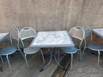 TAVOLINI DA ESTERNO + SEDIE