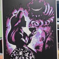 quadro alice nel paese delle meraviglie 