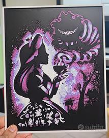 quadro alice nel paese delle meraviglie 