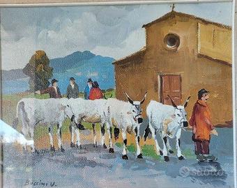 Olio su tela di Vittorio Buccini