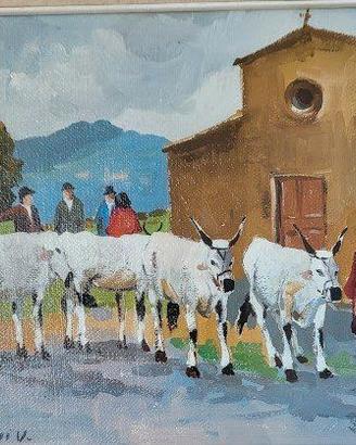 Olio su tela di Vittorio Buccini