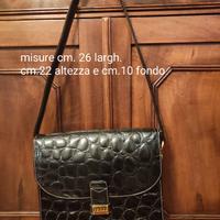 borsa G.Ferre' in pelle nera