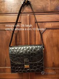 borsa G.Ferre' in pelle nera