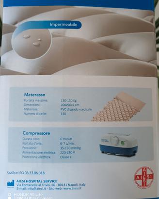 materasso antidecubito 