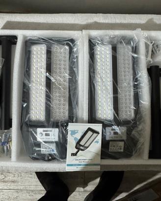 Lampione Led Pannello Solare Con telecomando X2
