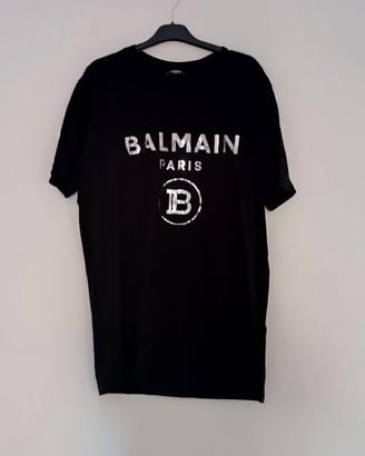 T-shirt Balmain  uomo nera