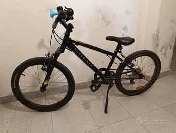 bici rockrider decathlon nera