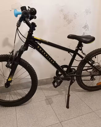 bici rockrider decathlon nera