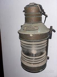 Lanterna nautica antica Jarbolna1967 lente Fresnel