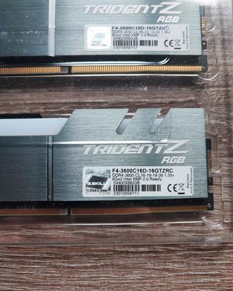 Ram Ddr4 16GB Gskill Tridentz RGB 3600Mhz 