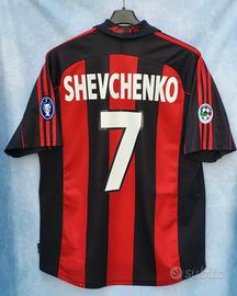 Maglia Milan 2000/2001 Shevchenko 7 L originale