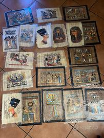 20 pergamene papiri dipinti a mano