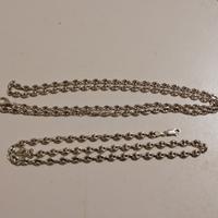 Vecchia collana marinara da donna argento 925