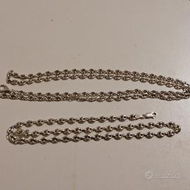 Vecchia collana marinara da donna argento 925