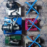 mulinelli shimano e daiwa 