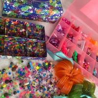 Tante perline colorate x bracciali,orecchini ecc