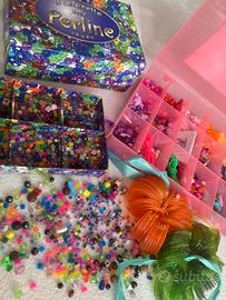 Tante perline colorate x bracciali,orecchini ecc