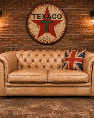 Coppia Divani Chester Chesterfield vera pelle 