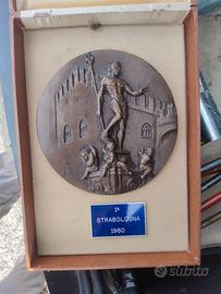 targa gara podistica: la prima "Strabologna" 1980